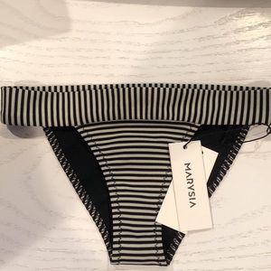 Marysia Bumby Little Harbour Black and Grey Stripe